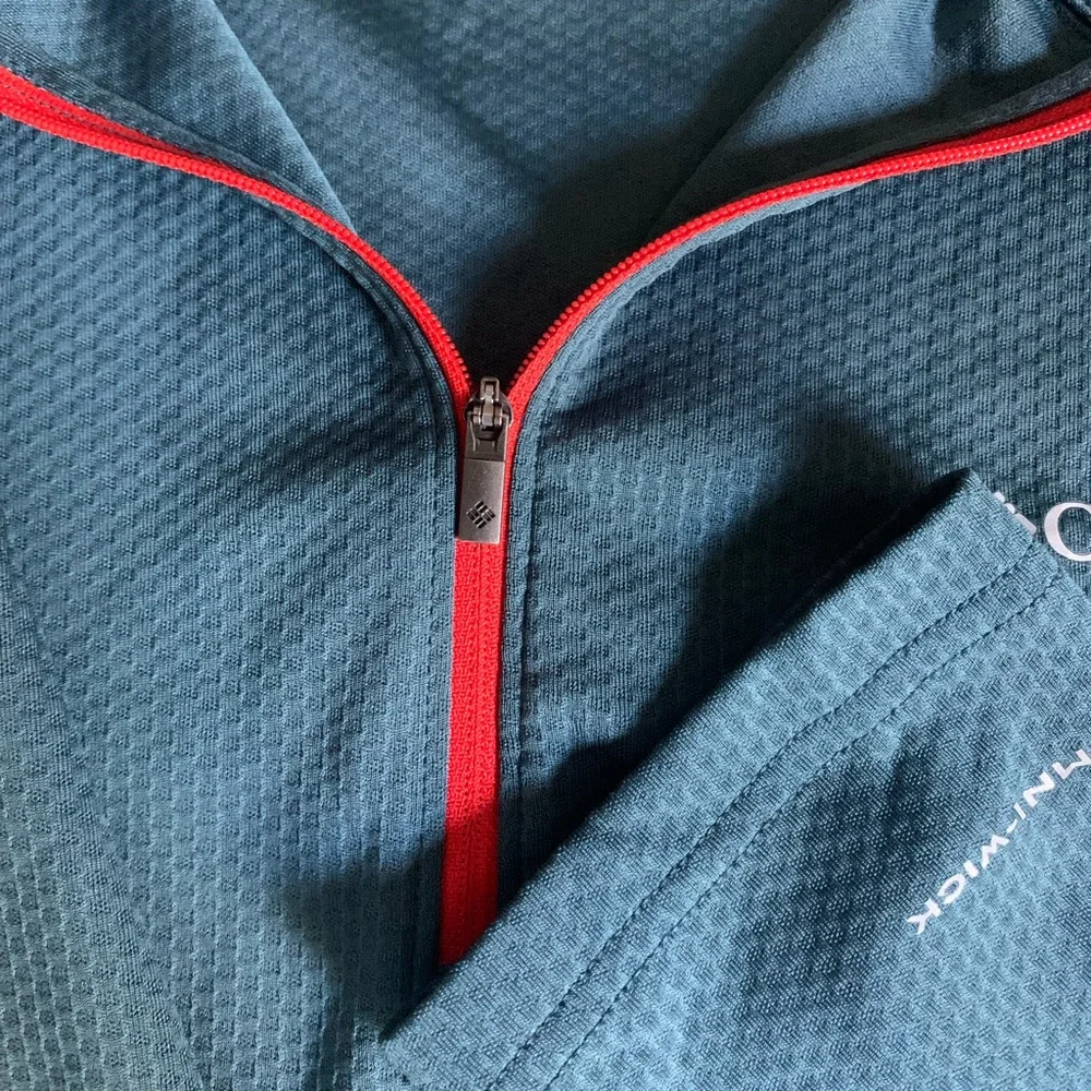 Columbia Blue Quarter-Zip Pullover - Picture 2 of 5